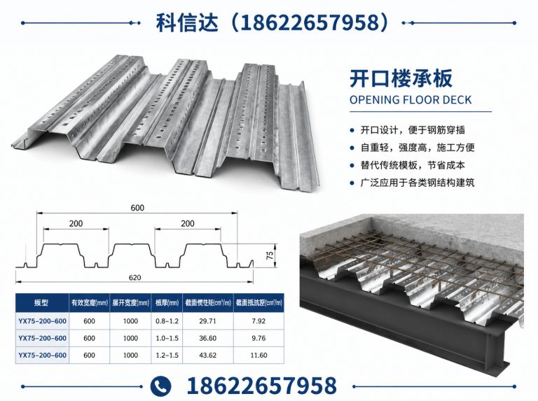 宁河区楼承板厂家展示图